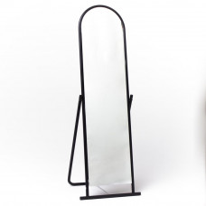 4М-E (черный муар) Зеркало напольное, 450х420х1330H, зеркальное полотно 1275х321х3мм