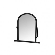 5МSО-02(чёрный муар) Зеркало примерочное напольное для обуви, 500Lх500Hx300Dмм, зеркальн. полотно 50