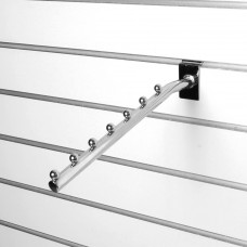 A021-350 Кронштейн наклонный прямой с 7-ю шариками, d=19мм, длина 350мм, хром