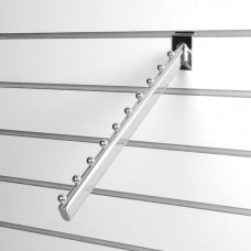 A111-10b/c Кронштейн наклонный с 10-ю шариками, длина 400мм хром