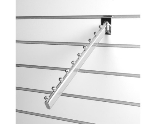 A111-10b/c Кронштейн наклонный с 10-ю шариками, длина 400мм хром