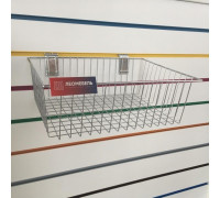 A198/h125c - Корзина 390х300х125Н мм, хром