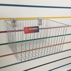 A198/h200c - Корзина 390х300х200Н мм, хром