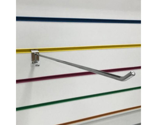 A296c/6p Крючок, длина 400мм, d=6мм, без наконечника, хром