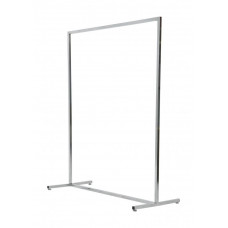 AST-01* (чёрный муар) Вешало для одежды напольное одинарное, 1200Lх1500Hx525Dмм