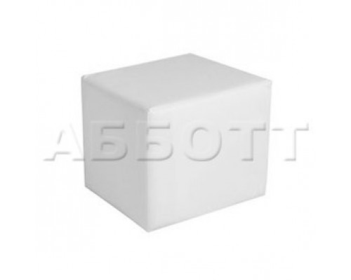 BN-007(шахмат/бел/коричн) Банкетка куб 370х340х340мм