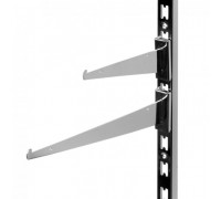 C002-200 Кронштейн для полки с силиконом, L=200мм, хром