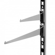 C002-300 Кронштейн для полки с силиконом, L=300мм, хром