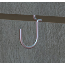 ЕК324 Крючок универсальный полукруглый, цинк