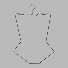 ЕК431 Контурная вешалка для нижнего белья и купальников, белая