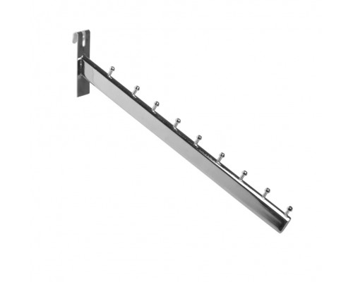 FG111/9p Наклонный держатель с 9-ю штырьками, хром