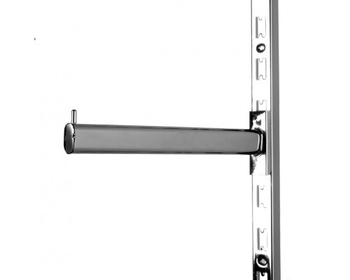 G052-350 Кронштейн прямой на стойку, L=350мм, хром