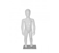 GD-3/WHITE Манекен детский, глянцевый, белый