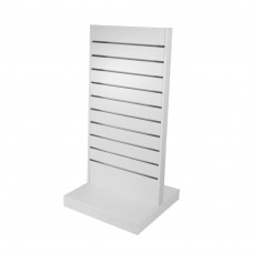 GI-600 Гондола I-образная напольная белая, 638*604*1334 мм, (МДФ/ ДСП), шаг паза100 мм