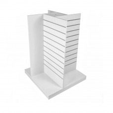 Гондола X-образная, напольная 618х618х1306мм, ЛДСП 16мм, экономпанель шириной 400мм, МДФ 16мм шаг 10