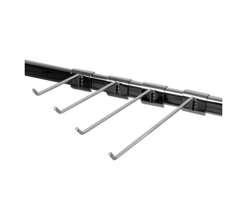 H001-250/5 Крючок на овальную трубу, L=250мм, d=5мм, хром