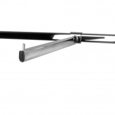 H007-350 Кронштейн прямой для овальной трубы, L=350мм, хром