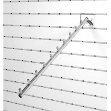 K111-10p/c Кронштейн наклонный с 10-ю штырьками, хром