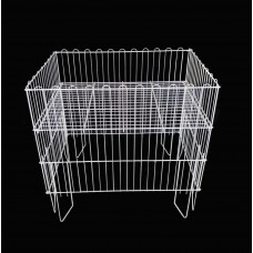 К2УБ Корзина для распродаж с усиленным дном 600х800, белый