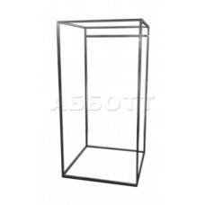 AST-PKZ (2 эл. хром) Кабина примерочная ,1000х1000х2000Hмм с зеркалом, 500х1500Нмм