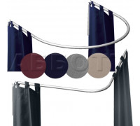 SH3 Штора, размер 1450х2000 мм, бордовый