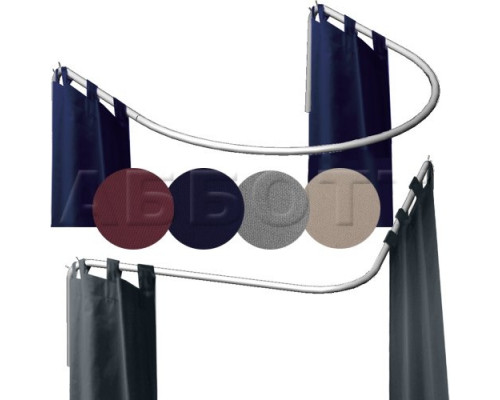 SH3 Штора, размер 1450х2000 мм, бордовый