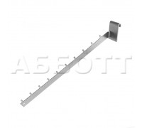 ES111/10р Кронштейн наклонный с 10-ю штырьками, L=400мм, цинк хроматированный