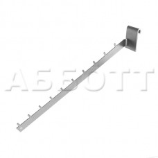 ES111/10р Кронштейн наклонный с 10-ю штырьками, L=400мм, цинк хроматированный