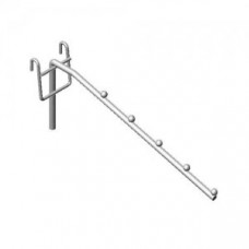 FG7-104b/200 Кронштейн наклонный с 5-ю шариками, 200мм, хром