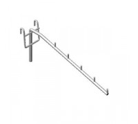 FG7-104p/200 Кронштейн наклонный с 5-ю штырьками, 200мм, хром