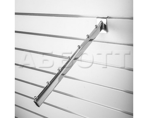 F111-7b/c Кронштейн наклонный с 7-ю шариками, хром