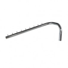 RU-10 Кронштейн-вешало правый с 9-ю штырьками L=450мм, хром