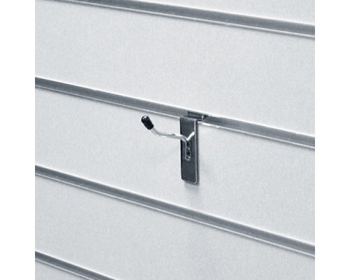 F289/5с Крючок 50мм, d=5мм, с наконечником, хром