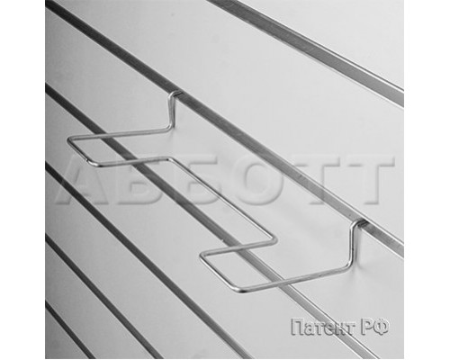 EK141 Полка для обуви прямая, 250Lх100H мм, цинк