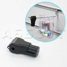 S056 Противокражный замок пластиковый на крючок d=4мм, чёрный