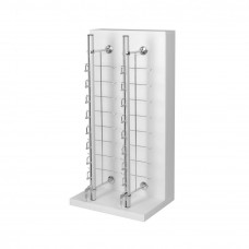 SG-16 Стенд для очков настольный 400х300х800Н ЛДСП с замком вместимостью 16 шт.