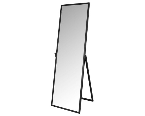 STA-05 (чёрный муар) Зеркало напольное, зеркальное полотно 518х435х1530Нмм, рама алюмин.профиль