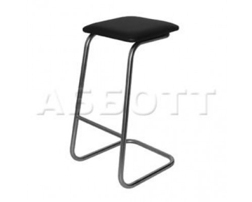 SSB Стул барный 450х410х755, красный/нео хром