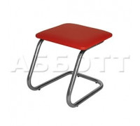 SST-S Табурет обувной 370х440x400Н мм, красный/хром