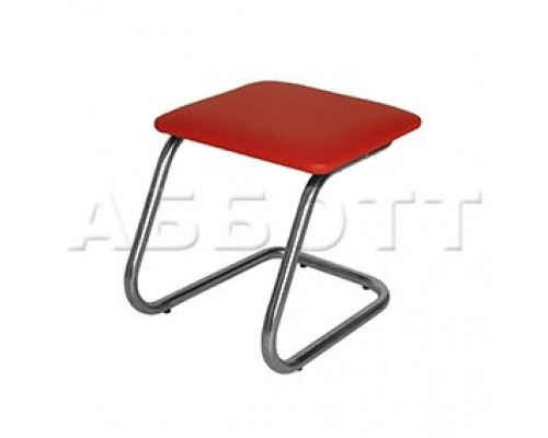 SST-S Табурет обувной 370х440x400Н мм, красный/хром