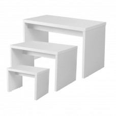 TL-L Столик ЛДСП(2х18мм) большой, 1200х600х900Н мм, белый шагрень