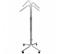 Z3-066/HJ-38-4 Вешало 4-х рожковое, L=700мм, H=1000-2000мм, чёрное