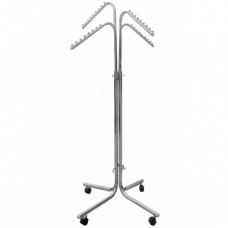 Z3-066с/HJ-38-4 Вешало 4-х рожковое, L=700мм, H=1000-2000мм, хром