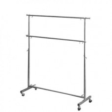 Z1-025с Вешало П-образное с 2-мя перекладинами, L=1200-2100мм, H=2000мм, хром