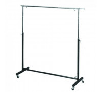 Z1-008/HJ-25-1.2 Вешало П-образное(маленькие колеса), L=1200-2100мм, H=750-1800мм, черное