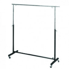 Z1-008/HJ-25-1.2 Вешало П-образное(маленькие колеса), L=1200-2100мм, H=750-1800мм, черное