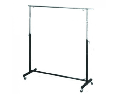 Z1-008/HJ-25-1.2 Вешало П-образное(маленькие колеса), L=1200-2100мм, H=750-1800мм, черное