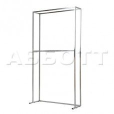 AST-12 (хром) Вешало для одежды пристенное отдельностоящее, 1200Lx2270Hx500Dмм