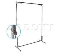 5MR-E( хром) Вешало регулируемое "Эконом", 1200x520x1200-1840H мм