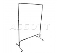 5MR-01* (черный муар) Вешало для одежды напольное одинарное регулируемое, 1200Lх1250-2000Hx500Dмм
